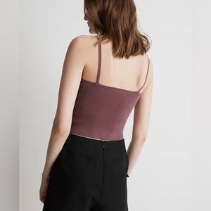 Burgundy corset top